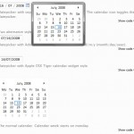 vlaCalendar, calendrier Ajax et Mootools vlaCalendar, calendrier Ajax et Mootools